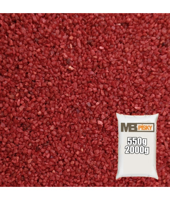 Dekorační písek 1-2mm (Červená tmavá)