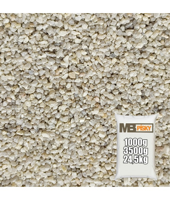 Akvarijní písek 1-2 mm (Bílý)