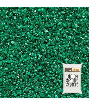 Akvarijní písek 1-2 mm (Tmavě zelený)