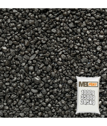 Akvarijní písek 2-4 mm (Černý)