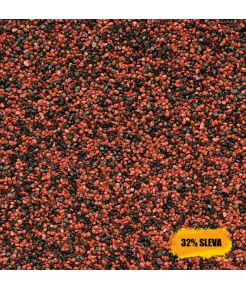 Mozaiková omítka 19,6Kg (Černočervená)