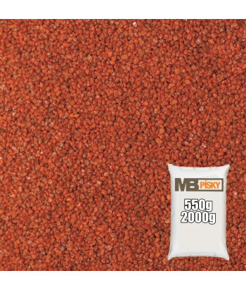 Dekorační písek 1-1,5mm (Červeno-oranžová)