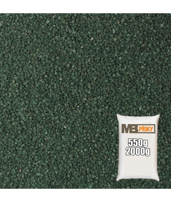 Dekorační písek 1-1,5mm (Zelená)