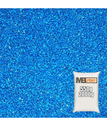 Dekorační písek 1-2mm (Modrá)