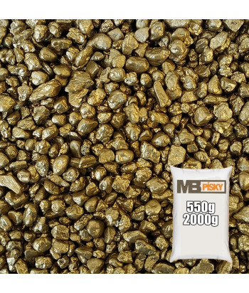 Dekorační písek 2-5mm (Perleť Zlatá)